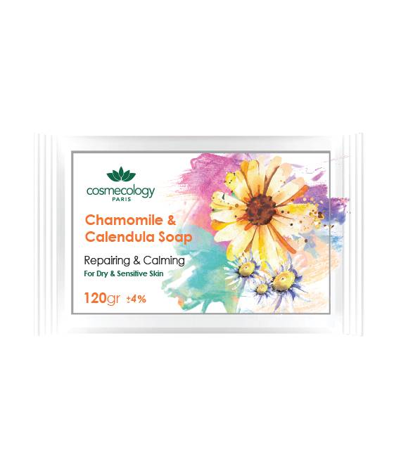 Chamomile and calendula soap